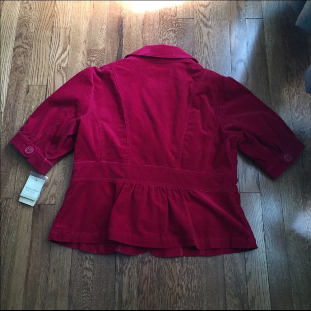 Sonoma Red Corduroy Blazer - Picture 2 of 5